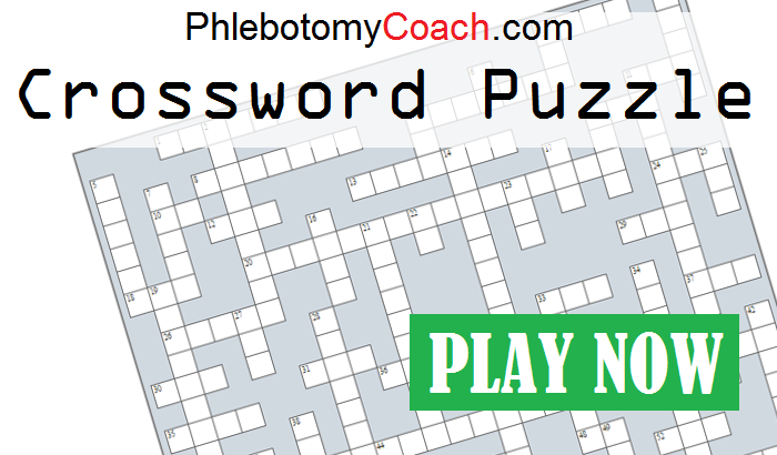 Phlebotomy Crossword Puzzle