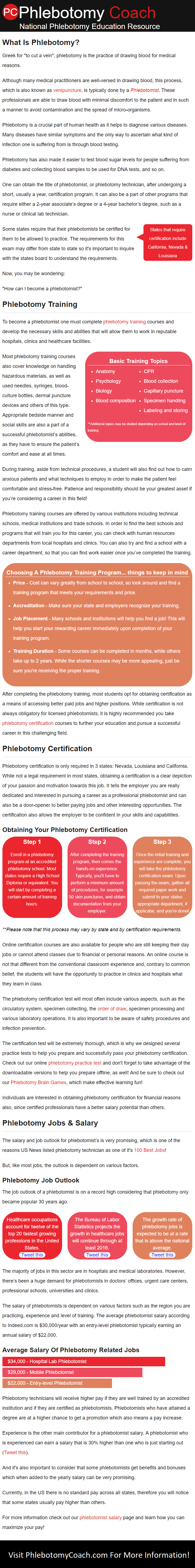 phlebotomy study stack